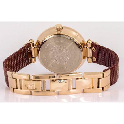 Anne Klein Crystal Accents Burgundy Dial Quartz 3000RGBY Women's Watch
