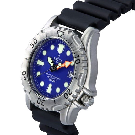 Ratio FreeDiver Professional 500M Sapphire Blue Dial Automatic 32GS202A-BLU Men's Watch