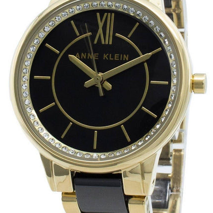 Anne Klein 3344BKGB Diamond Accents Quartz Women's Watch