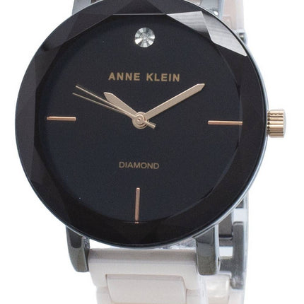 Anne Klein 3365GYLP Diamond Accents Quartz Women's Watch