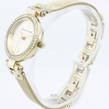 Anne Klein 3424GBST Diamond Accents Quartz With Gift Set Women's Watch