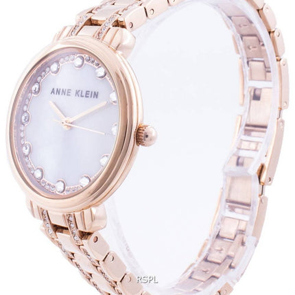 Anne Klein Swarovski Crystal Accented 3488RGST Quartz With Gift Set Women's Watch
