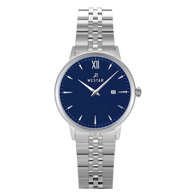 Westar Profile Stainless Steel Blue Dial Quartz 40215STN104 Womens Watch