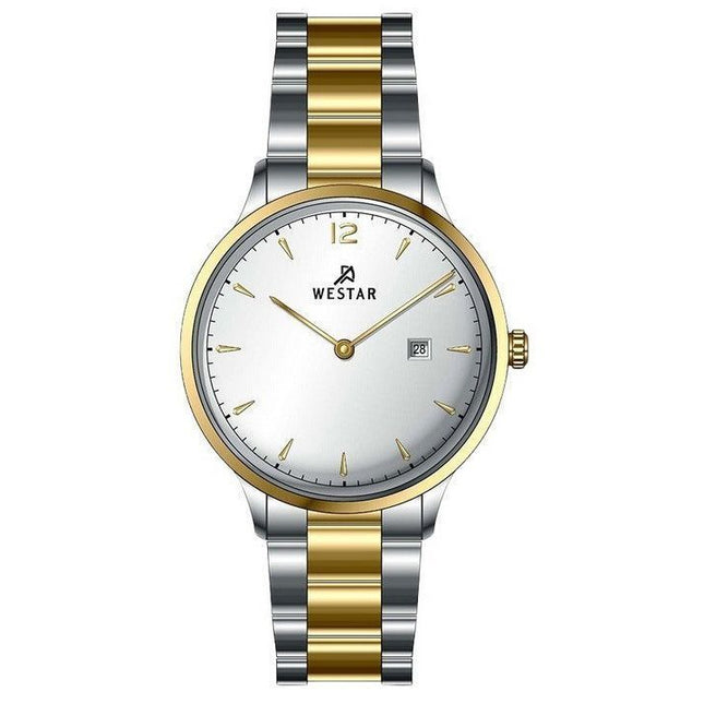 Westar Profile Stainless Steel Silver Dial Quartz 40218CBN107 Women's Watch