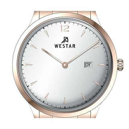 Westar Profile Stainless Steel Silver Dial Quartz 50218PPN607 Mens Watch
