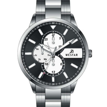 Westar Profile Stainless Steel Multifunction Dial Quartz 50239STN103 Mens Watch