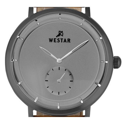 Westar Profile Leather Strap Grey Dial Quartz 50246GGN186 Mens Watch