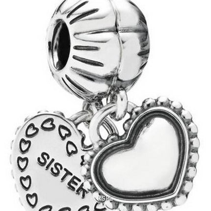 PANDORA 791383 My Special Sister Silver Dangle Charm Women's