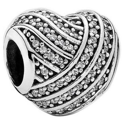 PANDORA 791885CZ Love Lines Charm Women's
