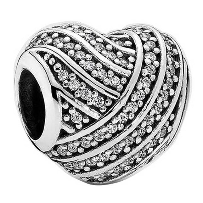 PANDORA 791885CZ Love Lines Charm Women's