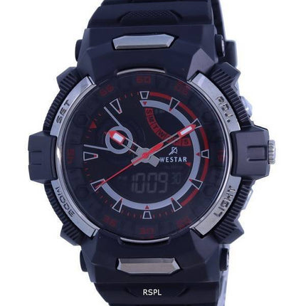 Westar Chronograph Silicon Strap Quartz 85000 PTN 001 100M Mens Watch