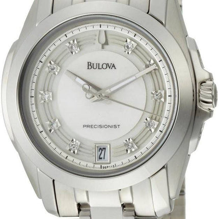 Bulova Precisionist Longwood Diamond 96P115 Womens Watch