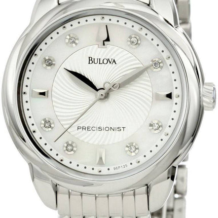Bulova Precisionist Brightwater Crystal 96P125 Womens Watch