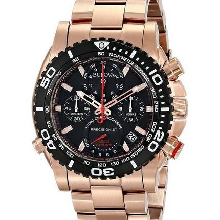Bulova Precisionist Chronograph Tachymeter 200M 98B213 Mens Watch