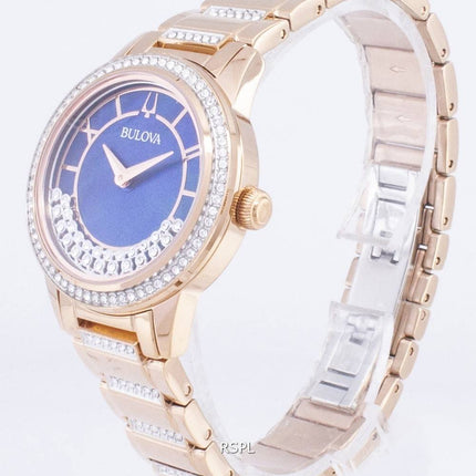 Bulova Crystal TurnStyle 98L247 Quartz Diamond Accents Women's Watch