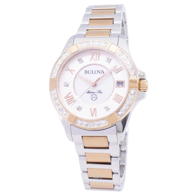 Bulova Marine Star 98R234 Diamond Accent Quartz Women's Watch