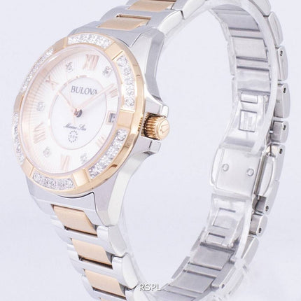 Bulova Marine Star 98R234 Diamond Accent Quartz Women's Watch