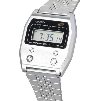 Casio Vintage Digital Stainless Steel Quartz A1100D-1 Unisex Watch