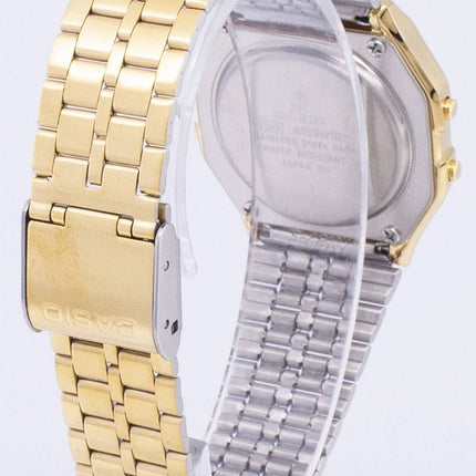 Casio Gold Tone Chronograph Digital A159WGEA-5 Men's Watch