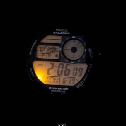Casio Youth Digital World Time AE-1000WD-1AV Men's Watch