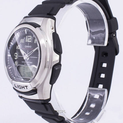 Casio Analog Digital Illuminator Telememo AQ-180W-1BVDF AQ-180W-1BV Mens Watch