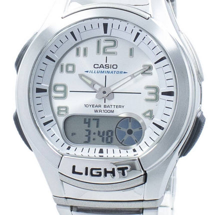 Casio Youth Illuminator Analog Digital AQ-180WD-7BV AQ180WD-7BV Men's Watch
