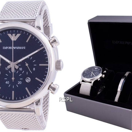 Emporio Armani Luigi Chronograph Quartz AR80038 With Gift Set Men's Watch