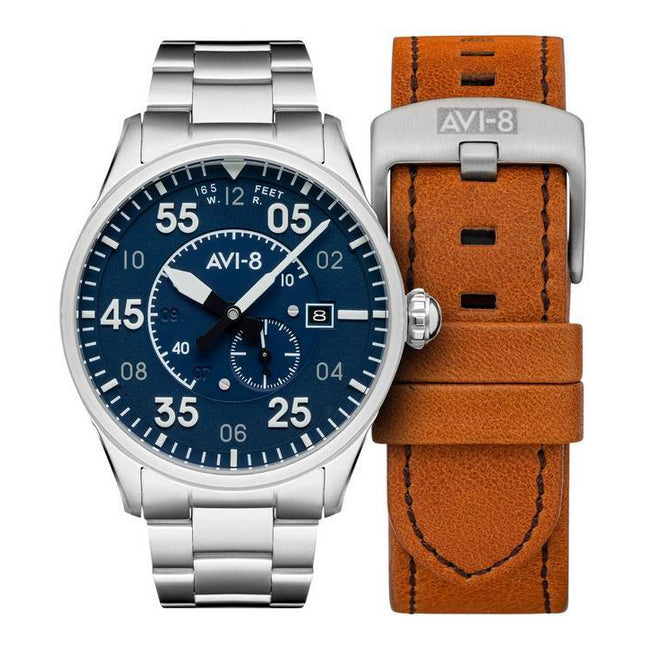 AVI-8 Spitfire Oxford Blue Dial Type 300 Automatic AV-4073-11 Men's Watch