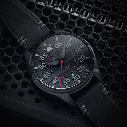 AVI-8 Hawker Hurricane Clowes Automatic Night Reaper Limited Edition Night Shadow Black Dial AV-4097-05 Men's Watch