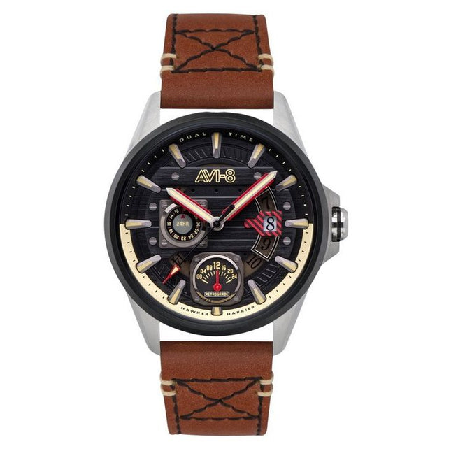 AVI-8 Hawker Harrier Farley Multifunction Black Dial Quartz AV-4098-02 Mens Watch