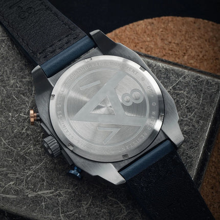 AVI-8 Hawker Hunter Atlas Dual Time Chronograph Charcoal Grey Dial Quartz AV-4100-07 Men's Watch