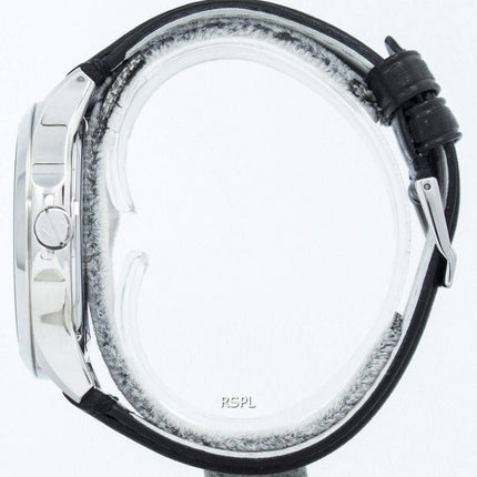 Armani Exchange Black Dial Leather Strap AX2101 Mens Watch
