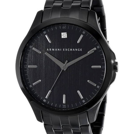 Armani Exchange Black PVD Diamond Accent Quartz AX2159 Men's Watch