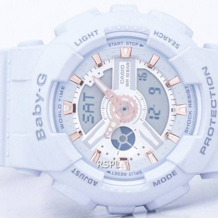 Casio Baby-G World Time Alarm Analog Digital BA-110GA-8A Women's Watch