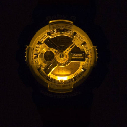 Casio Baby-G World Time Shock Resistant Analog Digital BA-110NC-2A Women's Watch