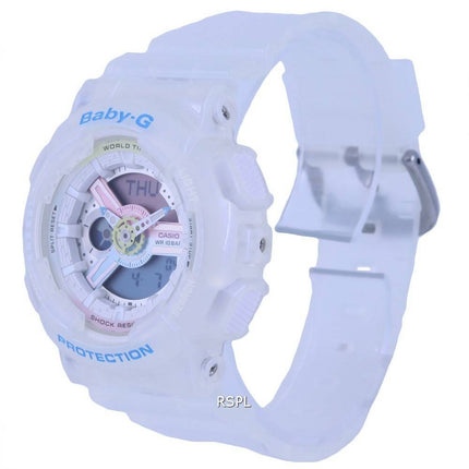 Casio Baby-G Aurora Borealis Crystalline Analog Digital Quartz BA-110PL-7A2 BA110PL-7 100M Womens Watch