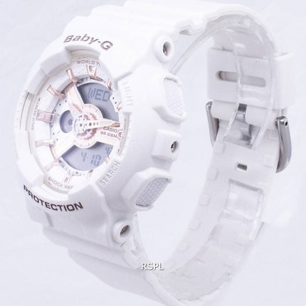 Casio Baby-G BA-110RG-7A BA110RG-7A World Time Shock Resistant Women's Watch