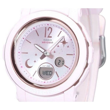 Casio Baby-G Moon And Star Series Analog Digital Resin Strap Pink Dial Quartz BGA-290DS-4A 100M Womens Watch