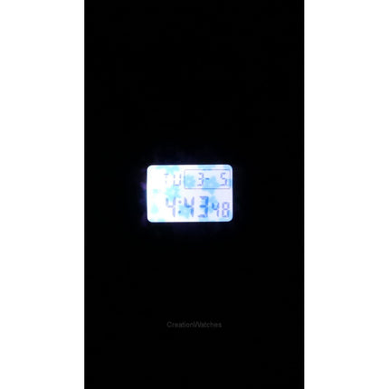 Casio Baby-G Retro Flower Field Digital Blue Resin Strap Quartz BGD-565RP-2 100M Women's Watch