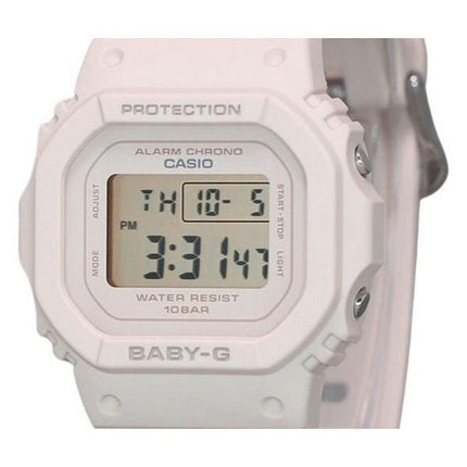 Casio Baby-G Digital Beige Pink Resin Strap Quartz BGD-565U-4 100M Womens Watch