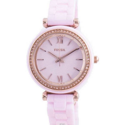 Fossil Carlie Mini Diamond Accents Quartz CE1106 Womens Watch