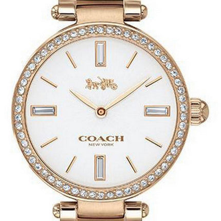 Coach Park Carnation Crystal Accents Quartz 14503099 Womens Watch