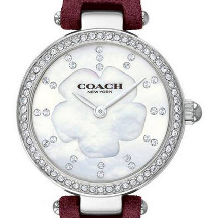 Coach Park Crystal Accents Leather 14503102 Womens Watch