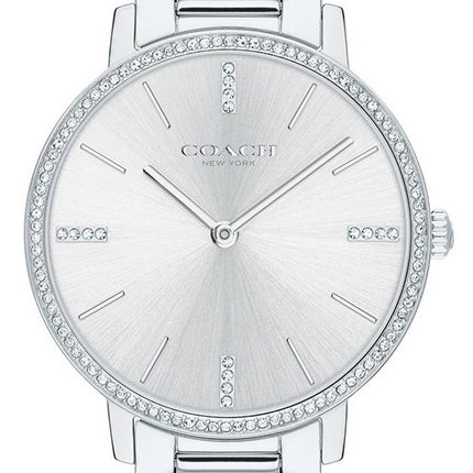 Coach Audrey Crystal Accents Stainless Steel Quartz 14503353 Womens Watch