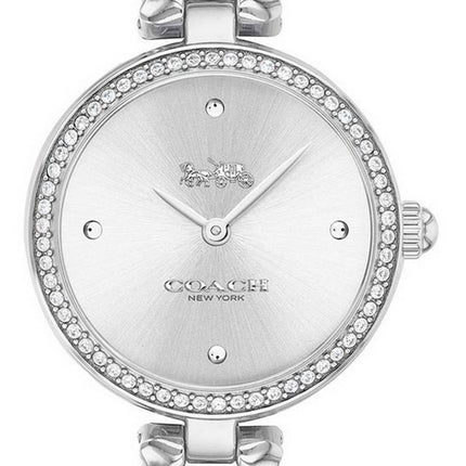 Coach Park Signature C Crystal Accents Stainless Steel Quartz 14503448 Womens Watch