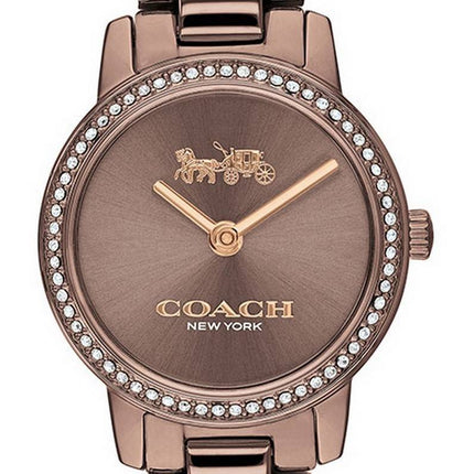 Coach Audrey Crystal Accents Stainless Steel Quartz 14503501 Womens Watch