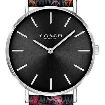 Coach Perry Classic Black Dial Leather Strap Quartz 14503554 Womens Watch