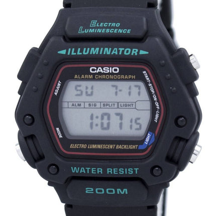 Casio Digital Classic Alarm Chronograph WR200M DW-290-1VS DW-290-1 Mens Watch