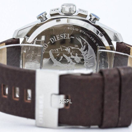 Diesel Mega Chief Chronograph Blue Dial DZ4281 Mens Watch