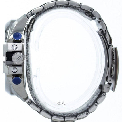 Diesel Mega Chief Chronograph Blue Dial 100M DZ4329 Mens Watch